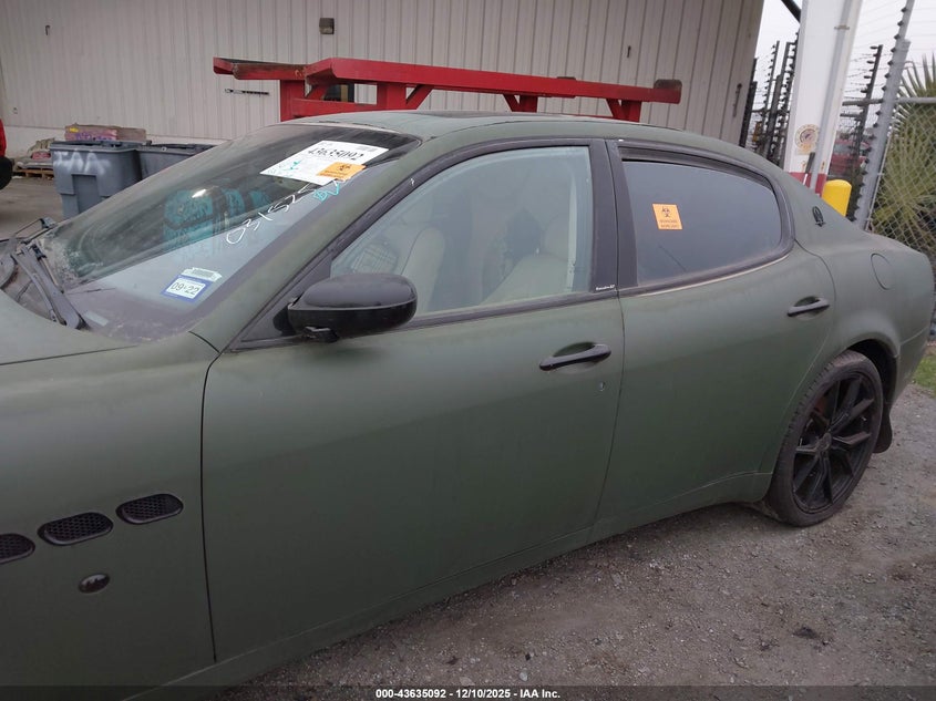 2007 Maserati Quattroporte Base Automatic/Executive Gt Automatic/Sport Gt Automatic VIN: ZAMFE39A470031525 Lot: 43635092