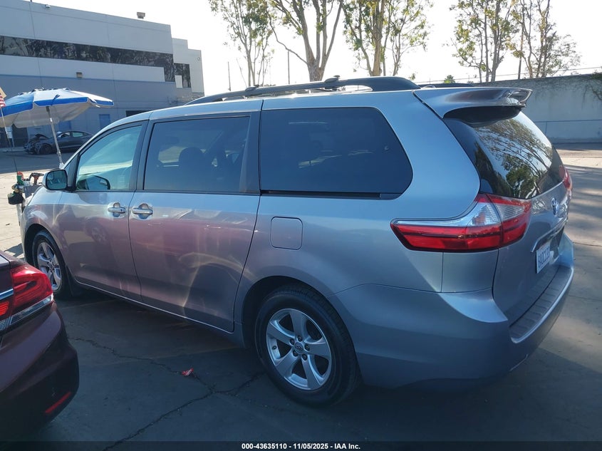 2017 TOYOTA SIENNA LE 8 PASSENGER 5TDKZ3DC4HS890838