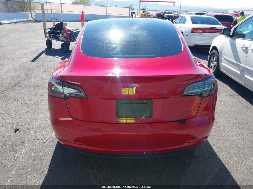 2023 Tesla Model 3 Rear-Wheel Drive VIN: 5YJ3E1EA7PF384005 Lot: 43635135