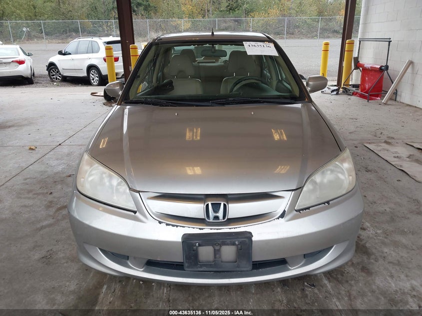 2004 Honda Civic Hybrid VIN: JHMES96644S010121 Lot: 43635136