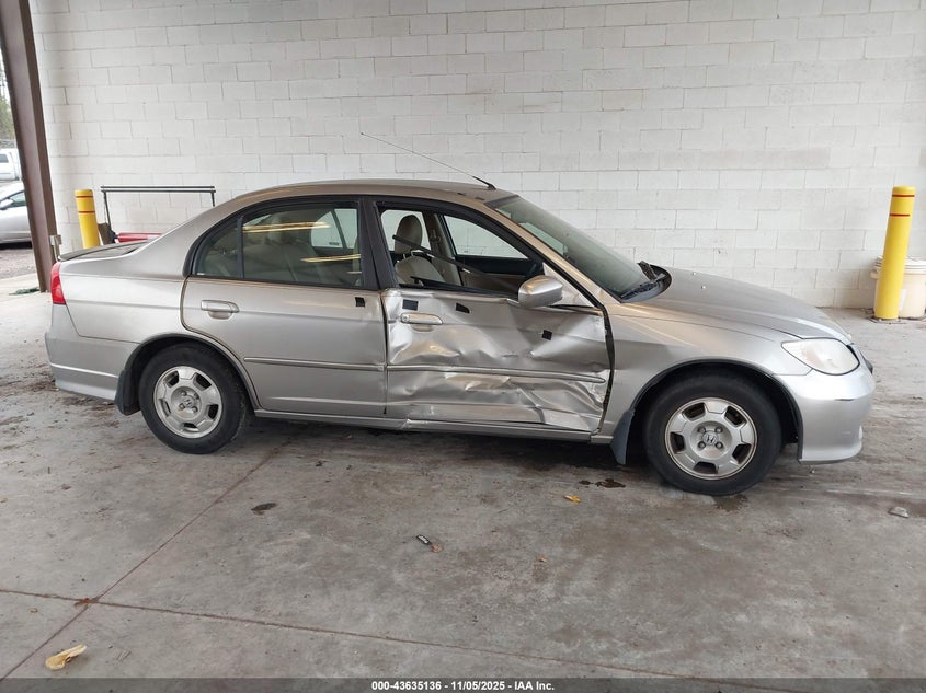 2004 Honda Civic Hybrid VIN: JHMES96644S010121 Lot: 43635136