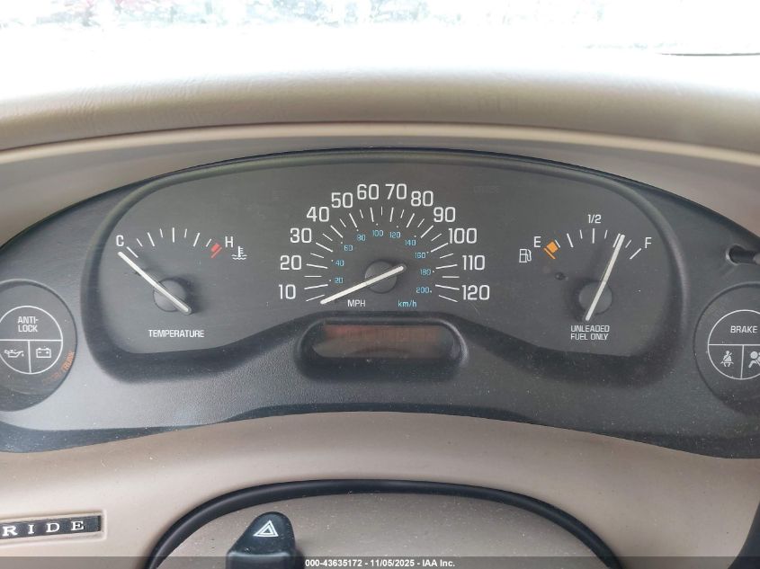 1997 Buick Century Limited Cmi VIN: 2G4WY52M0V1404214 Lot: 43635172