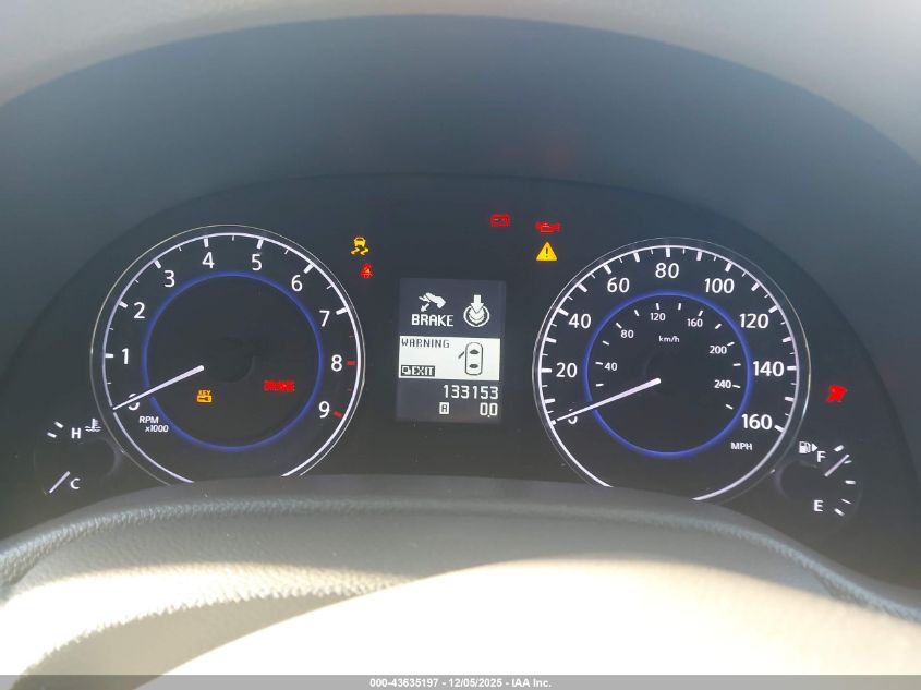 2011 Infiniti G37 Journey VIN: JN1CV6AP4BM505051 Lot: 43635197