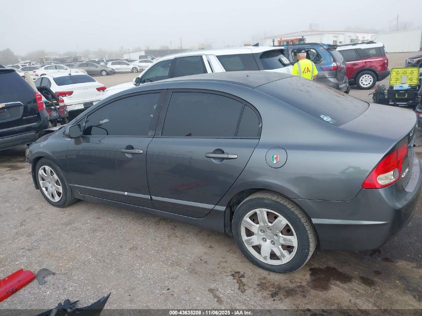 2009 Honda Civic Lx VIN: 2HGFA165X9H365814 Lot: 43635208