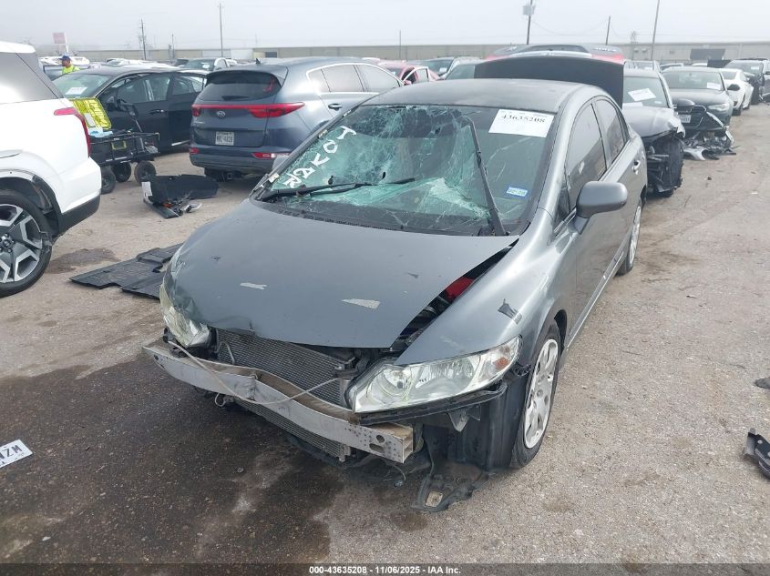 2009 Honda Civic Lx VIN: 2HGFA165X9H365814 Lot: 43635208