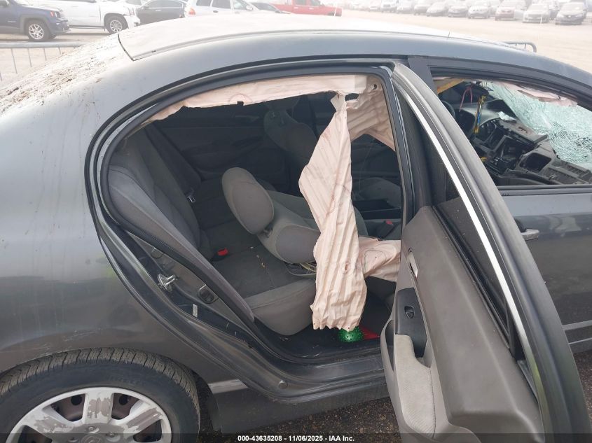 2009 Honda Civic Lx VIN: 2HGFA165X9H365814 Lot: 43635208