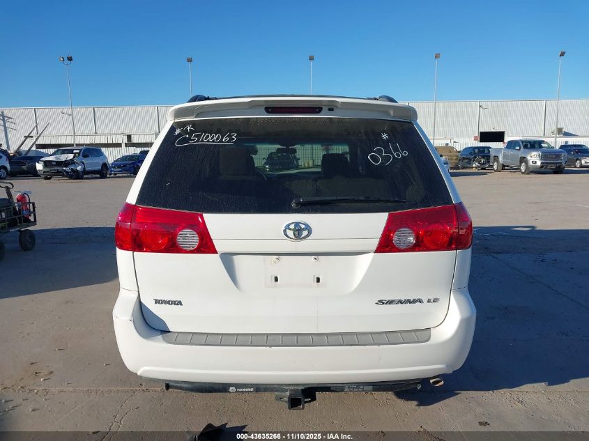 2006 Toyota Sienna Le VIN: 5TDZA23C46S430366 Lot: 43635266