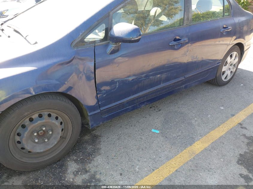 2007 Honda Civic Lx VIN: JHMFA16527S001048 Lot: 43635428