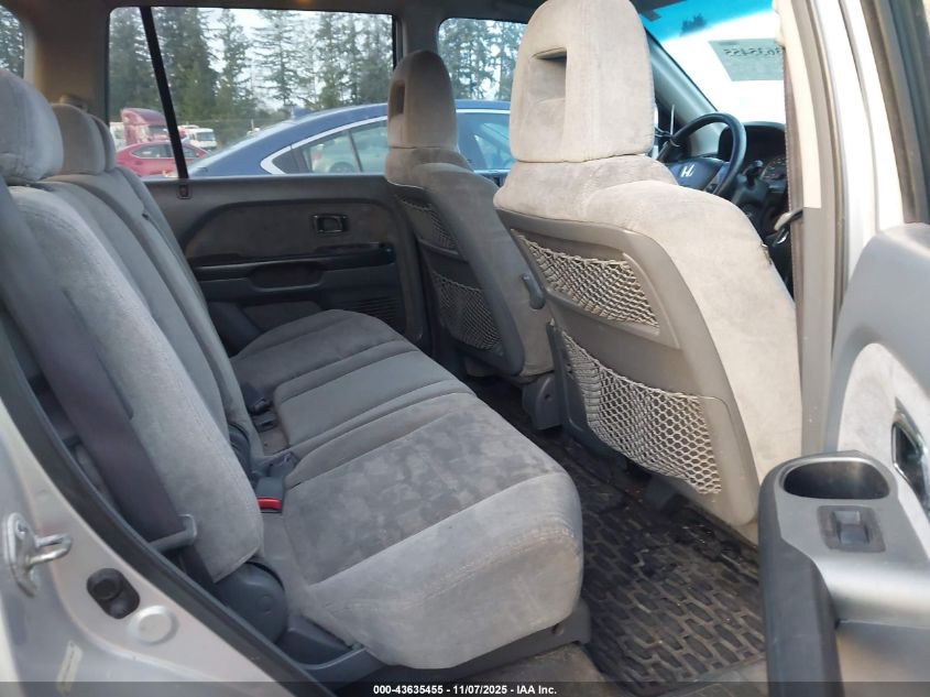 2004 Honda Pilot Ex VIN: 2HKYF18444H574544 Lot: 43635455