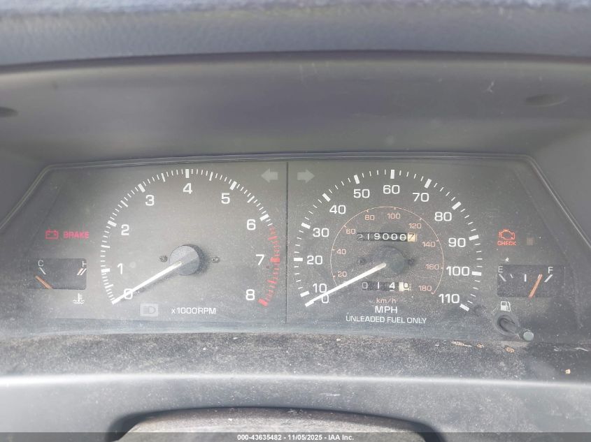 1989 Toyota Corolla Sr5 VIN: JT2AE95C0K3260292 Lot: 43635482