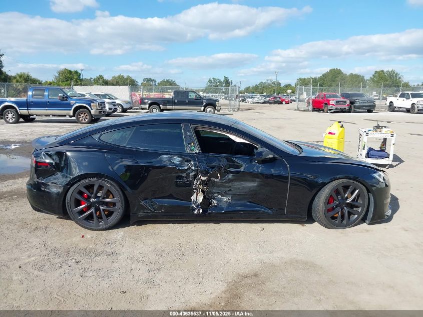 2023 Tesla Model S Plaid Tri Motor All-Wheel Drive VIN: 5YJSA1E61PF512855 Lot: 43635537