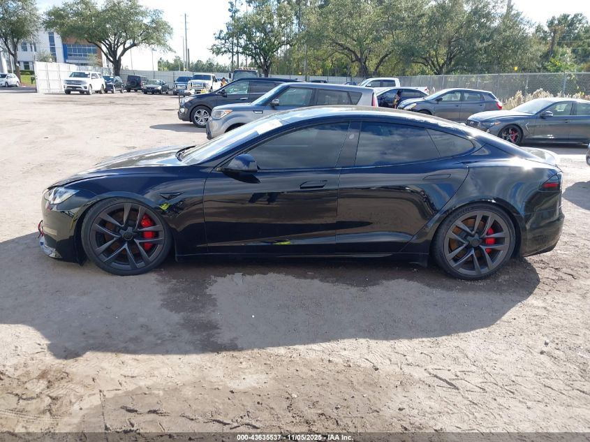 2023 Tesla Model S Plaid Tri Motor All-Wheel Drive VIN: 5YJSA1E61PF512855 Lot: 43635537