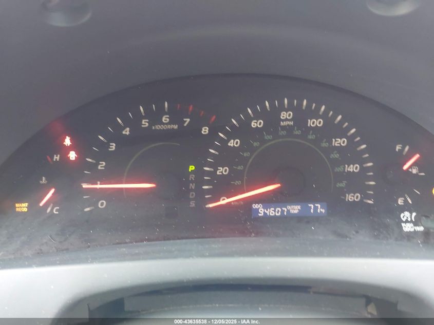 2007 Toyota Camry Le V6/Se V6/Xle V6 VIN: JTNBK46K773007387 Lot: 43635538