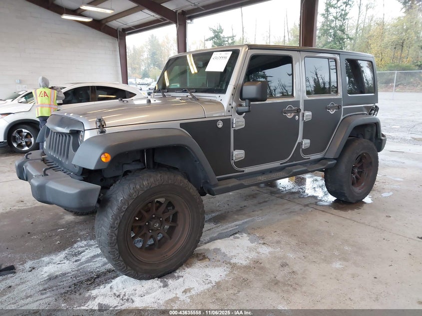 2014 JEEP WRANGLER UNLIMITED SPORT 1C4HJWDGXEL190048