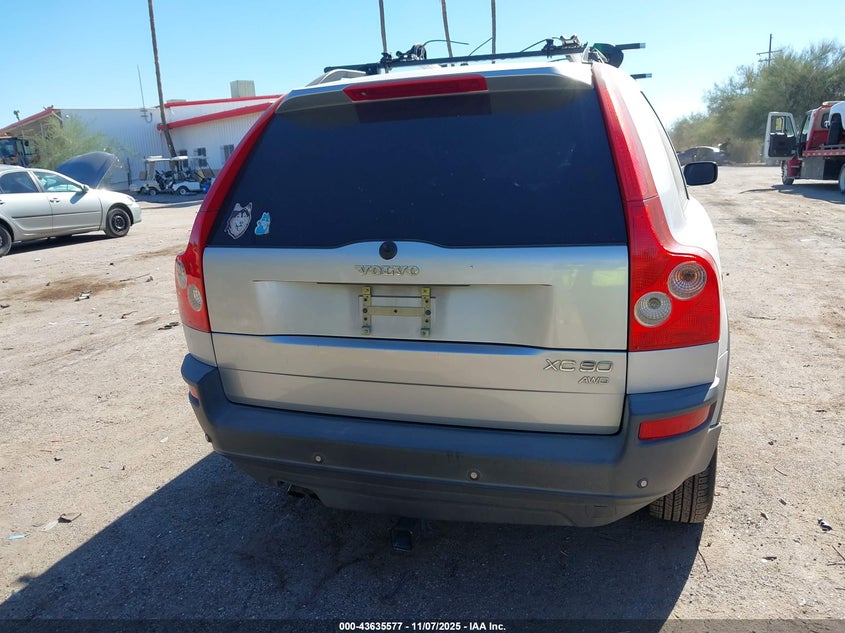 2004 Volvo Xc90 2.5T Awd VIN: YV1CZ59H041045135 Lot: 43635577
