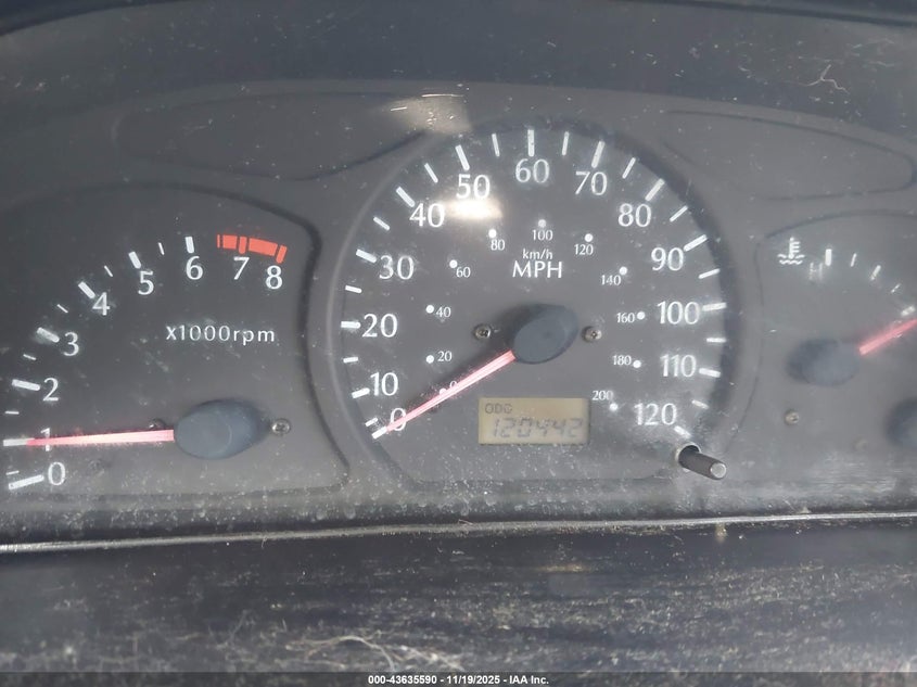 2002 Kia Rio VIN: KNADC123926094298 Lot: 43635590