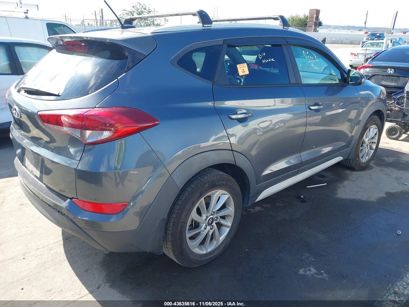 2017 Hyundai Tucson Se VIN: KM8J33A44HU575748 Lot: 43635616
