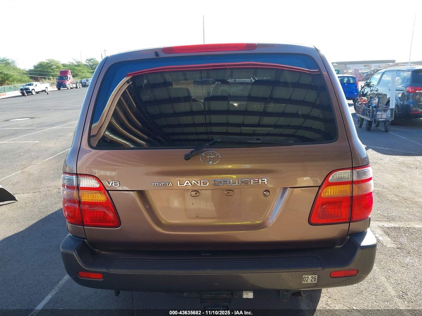 1999 Toyota Land Cruiser VIN: JT3HT05J4X0056193 Lot: 43635682