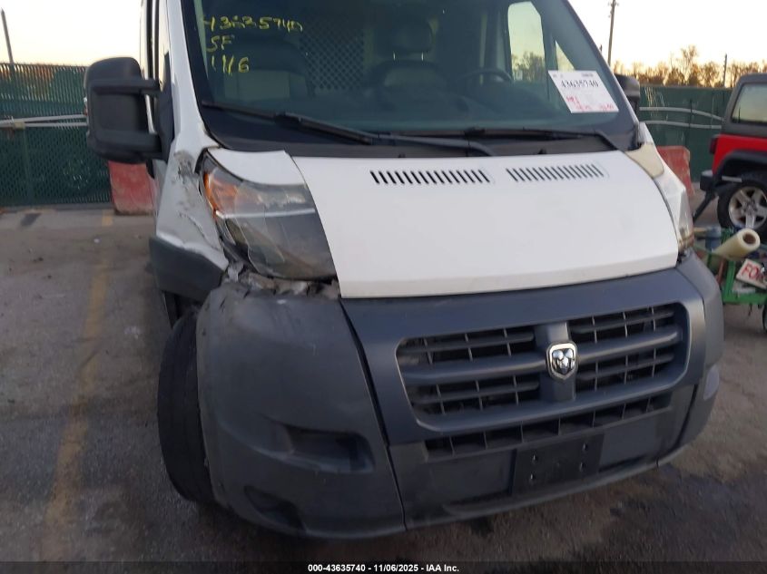 2014 Ram Promaster 2500 High Roof VIN: 3C6TRVCG2EE108344 Lot: 43635740