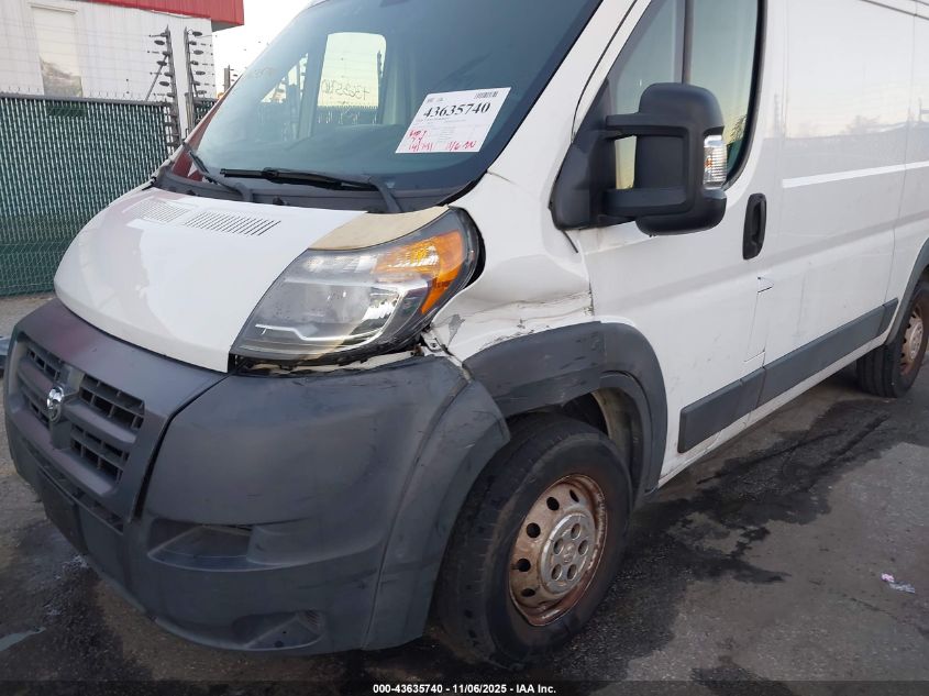 2014 Ram Promaster 2500 High Roof VIN: 3C6TRVCG2EE108344 Lot: 43635740