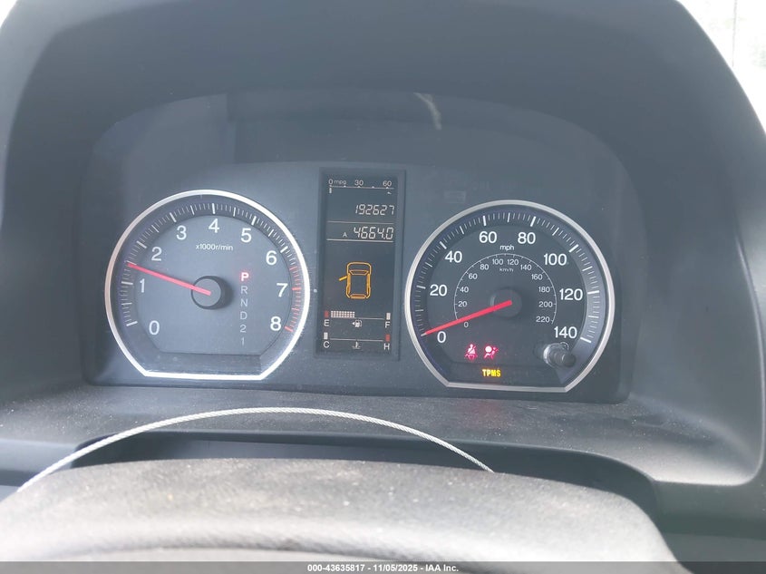 2007 Honda Cr-V Lx VIN: JHLRE38377C010772 Lot: 43635817