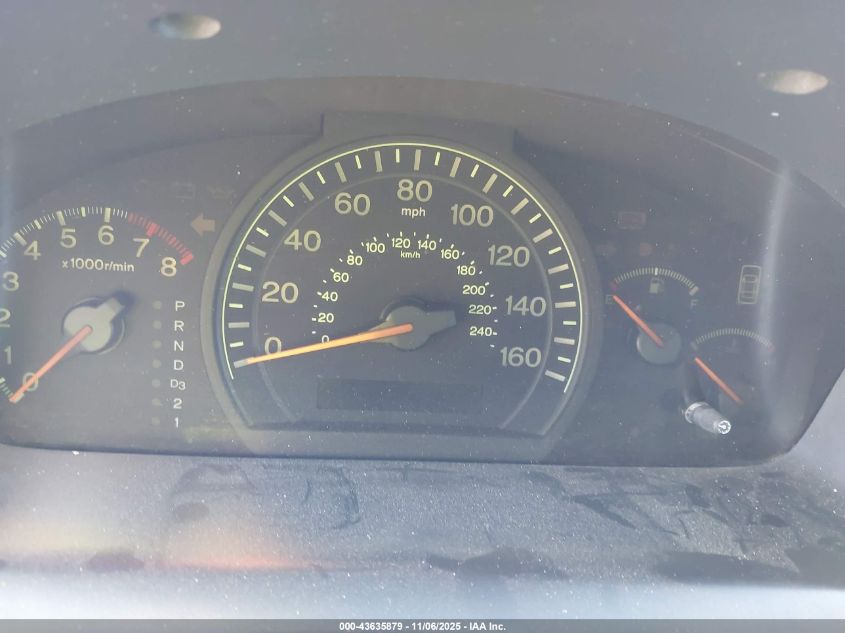 2004 Honda Accord 2.4 Lx VIN: 1HGCM563X4A017521 Lot: 43635879