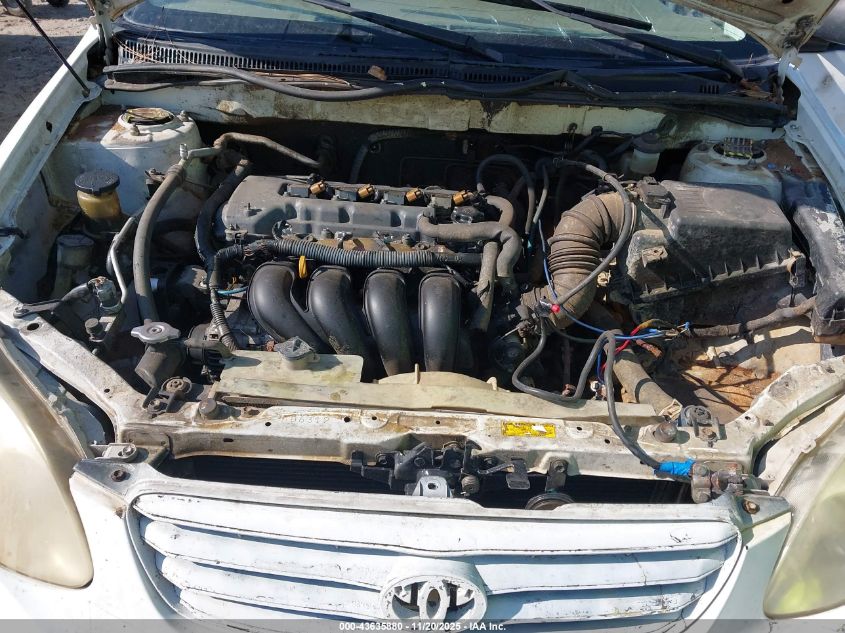 2003 Toyota Corolla Ce VIN: 1NXBR32E83Z109677 Lot: 43635880