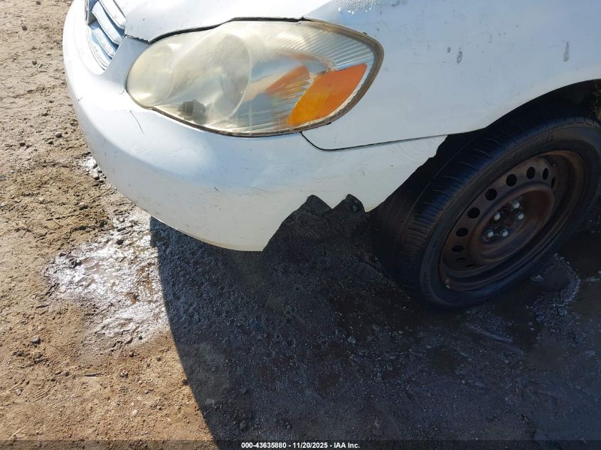 2003 Toyota Corolla Ce VIN: 1NXBR32E83Z109677 Lot: 43635880