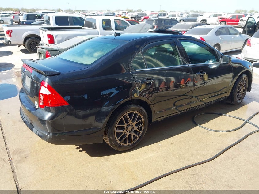 Vin: 3fahp0haxar101484, lot: 44131012, ford fusion se 20104