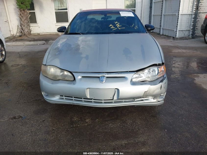2004 Chevrolet Monte Carlo Ls VIN: 2G1WW12E749392499 Lot: 43635904