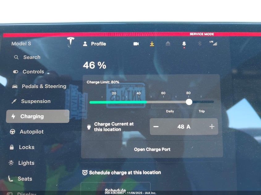 2025 TESLA MODEL S REAR-WHEEL DRIVE 5YJSA1E53SF548496