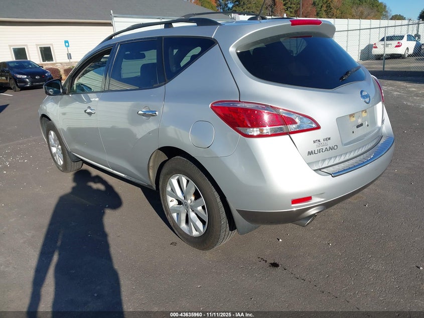 Vin: jn8az1mw3bw170016, lot: 44131098, nissan murano sl 20113
