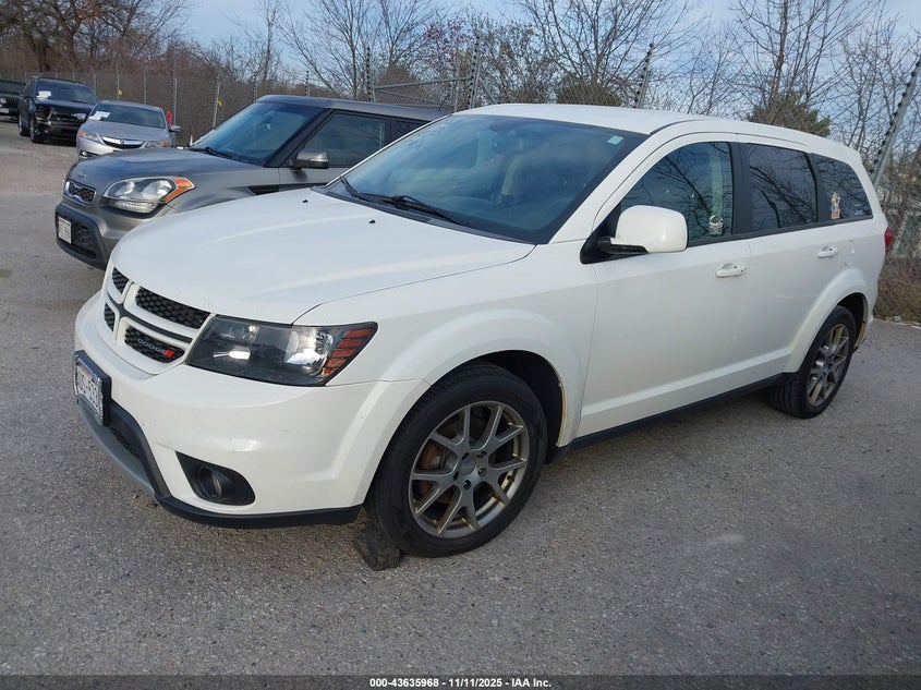 Vin: 3c4pdceg7gt198275, lot: 44131106, dodge journey r/t 20162