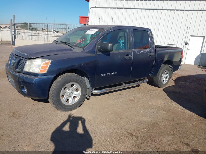 2007 Nissan Titan Xe VIN: 1N6AA07A57N238470 Lot: 43636034