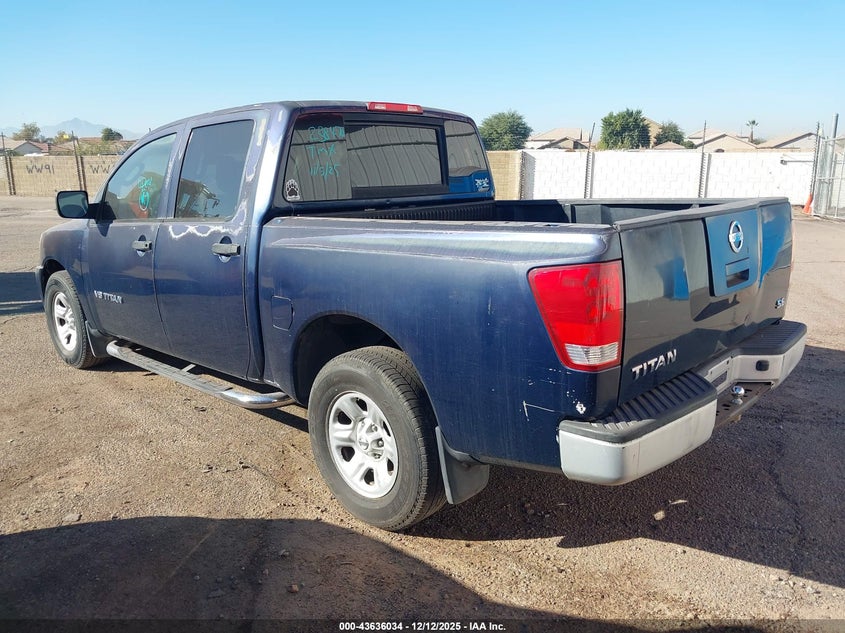 2007 Nissan Titan Xe VIN: 1N6AA07A57N238470 Lot: 43636034