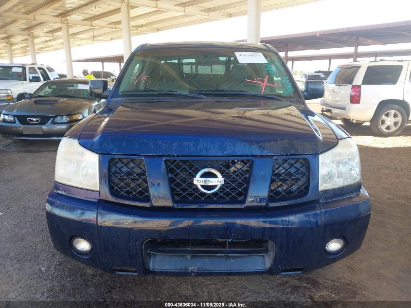 2007 Nissan Titan Xe VIN: 1N6AA07A57N238470 Lot: 43636034