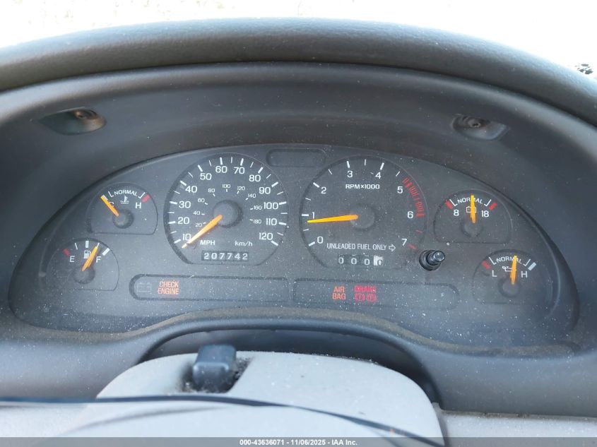 1996 Ford Mustang VIN: 1FALP4049TF189886 Lot: 43636071