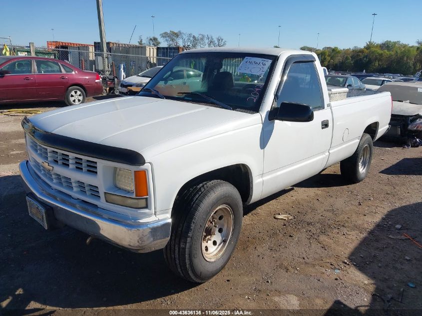 1996 Chevrolet Gmt-400 C2500 VIN: 1GCGC24R7TZ204255 Lot: 43636136