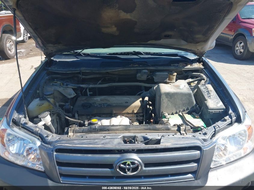 2007 Toyota Highlander VIN: JTEGD21A070165011 Lot: 43636162