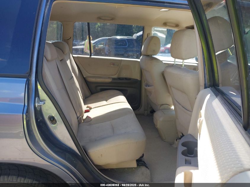 2007 Toyota Highlander VIN: JTEGD21A070165011 Lot: 43636162