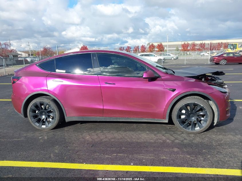 2021 Tesla Model Y Long Range Dual Motor All-Wheel Drive VIN: 5YJYGDEEXMF192450 Lot: 43636168