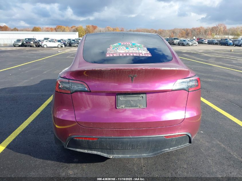 2021 Tesla Model Y Long Range Dual Motor All-Wheel Drive VIN: 5YJYGDEEXMF192450 Lot: 43636168