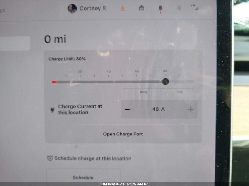 2021 Tesla Model Y Long Range Dual Motor All-Wheel Drive VIN: 5YJYGDEEXMF192450 Lot: 43636168