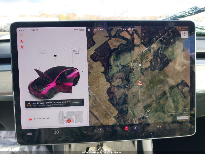 2021 Tesla Model Y Long Range Dual Motor All-Wheel Drive VIN: 5YJYGDEEXMF192450 Lot: 43636168