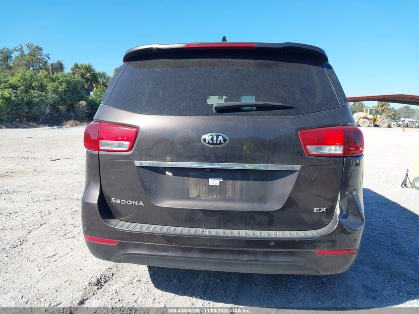 2016 Kia Sedona Ex VIN: KNDMC5C18G6168437 Lot: 43636189