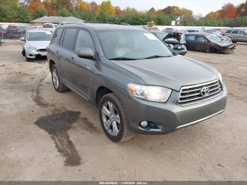 2008 Toyota Highlander Sport VIN: JTEES43A082071805 Lot: 43636242