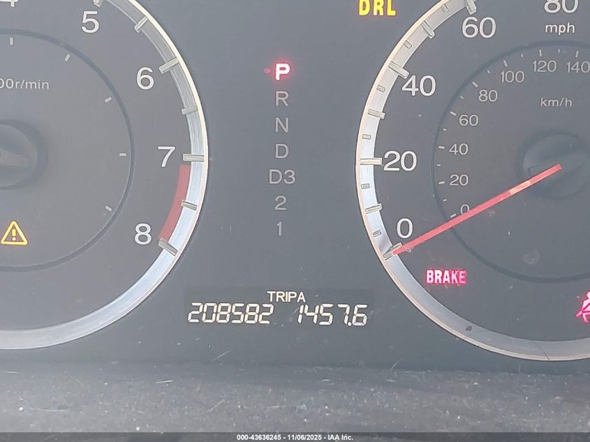 2008 Honda Accord 2.4 Ex-L VIN: 1HGCP26898A060478 Lot: 43636245