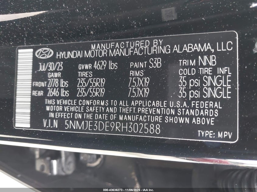 2024 HYUNDAI TUCSON LIMITED - 5NMJE3DE9RH302588