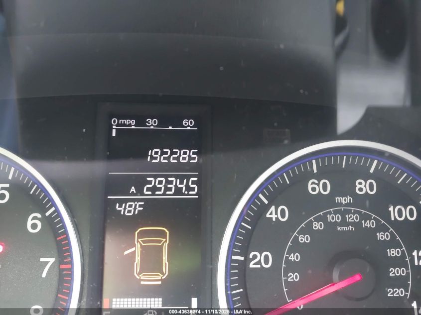 2008 Honda Cr-V Ex-L VIN: JHLRE48758C039777 Lot: 43636274