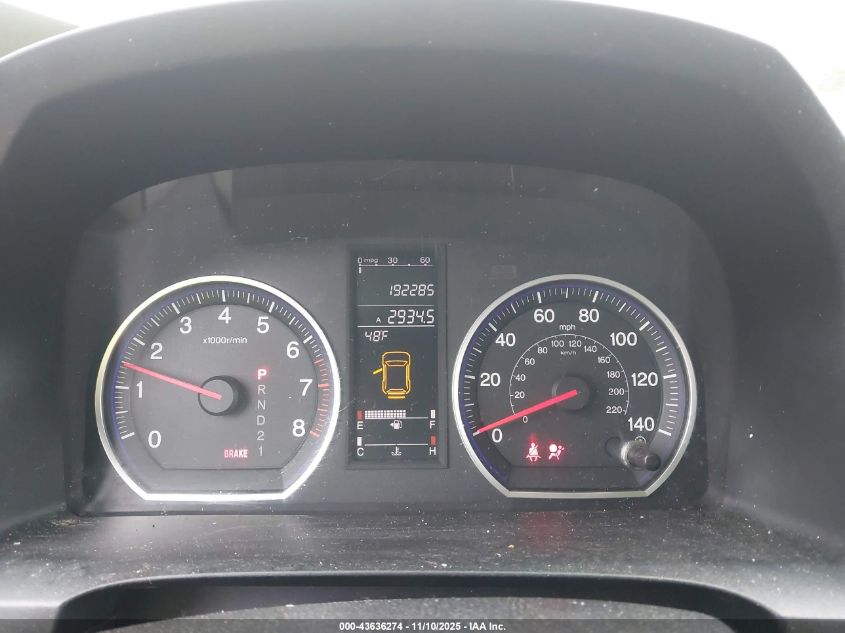 2008 Honda Cr-V Ex-L VIN: JHLRE48758C039777 Lot: 43636274